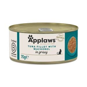Ekonomipack: Applaws Cat i sås 48 x 70 g - Tonfisk med makrill