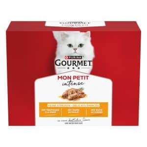 Gourmet Mon Petit 12 x 50 g - Anka, Kyckling, Kalkon