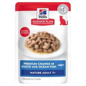 Hill's Science Plan Mature Adult 7+ - Ekonomipack: 24 x 85 g havsfisk