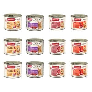 Mixpack: animonda Carny Adult 12 x 200 g - Blandpack II nötkött