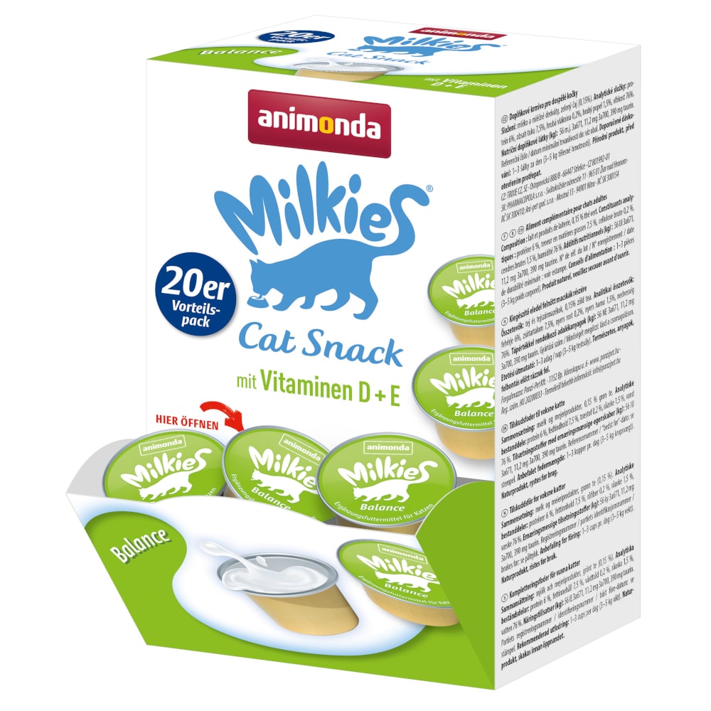 Multipack animonda Milkies - Ekonomipack: Balance 60 x 15 g