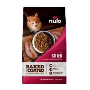 Nulo Baked & Coated Cat Kitten Fresh Chicken, Turkey & Duck Torrfoder till Kattunge