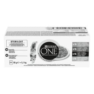 PURINA ONE Sterilcat Mix Meat & Vegetables - 60 x 85 g