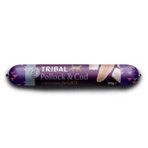 Tribal Cat Pollock & Cod Sausage Kattfoder 100 g