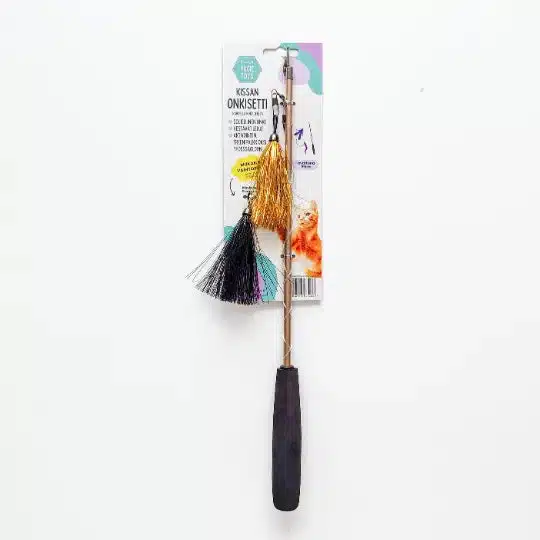 Yugie Toys Kattfiskespö 99 cm med 2 Glitterbeten