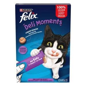 3 + 1 på köpet! 4 x Latz snacks för katter - anka (16 x 10 g)