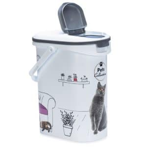 Curver torrfoderbehållare för katt - Vardagsrumsdesign: upp till 4 kg torrfoder (10 liter)