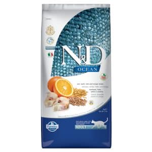 Farmina N&D Ocean Ancestral Grain Adult med torsk & apelsin - 5 kg