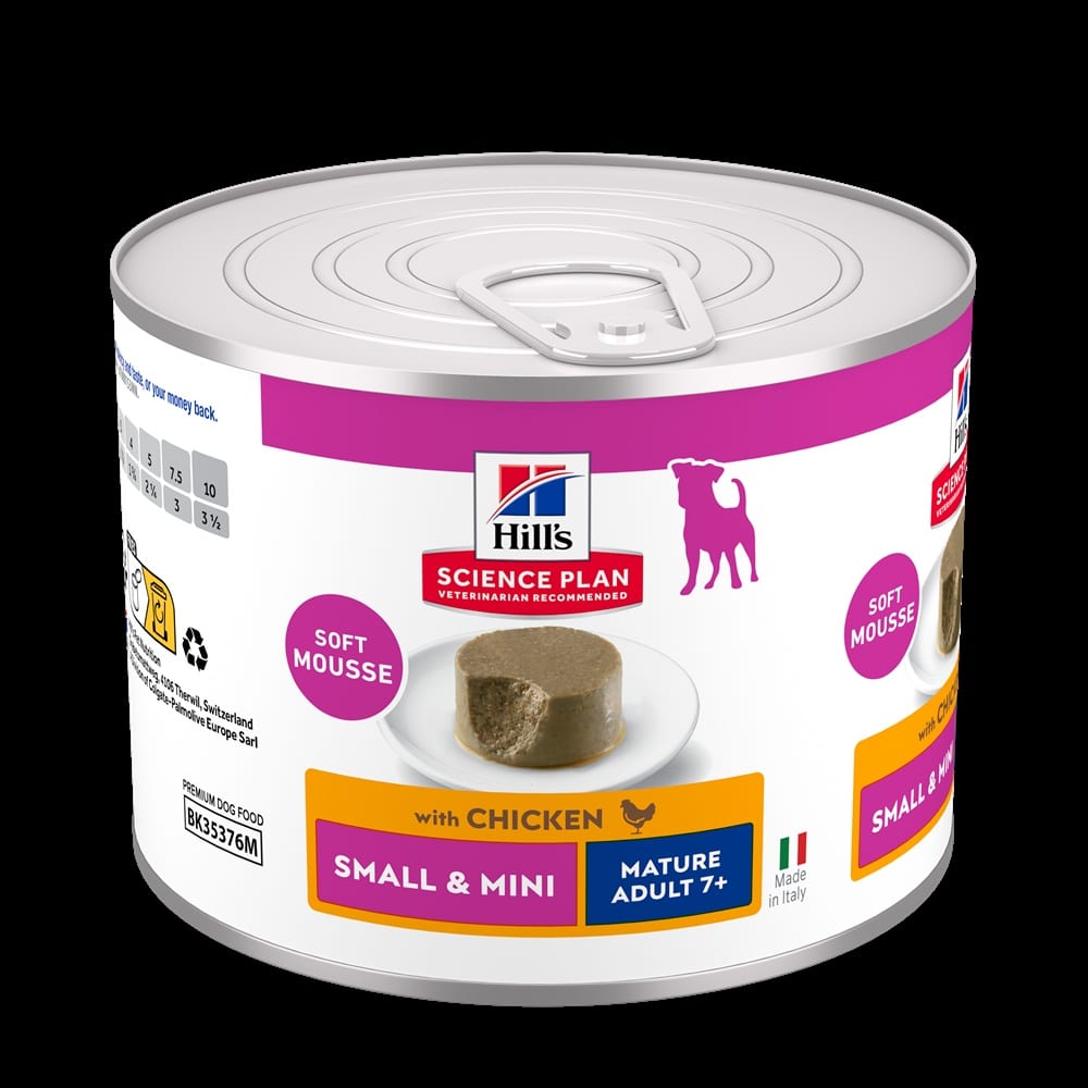 Hill's Science Plan Canine Mature Mousse Small & Mini Chicken 12x200g