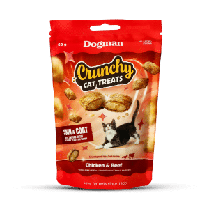 Kattgodis Krispiga Kuddar Hud & Päls 60g