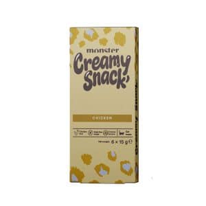 Monster Cat Creamy Snack Chicken Flytande Kattgodis 6 x 15 g