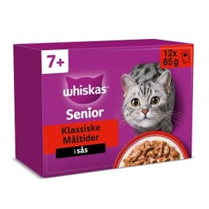 Whiskas 7+ Våtfoder till Katt Senior 12x85g