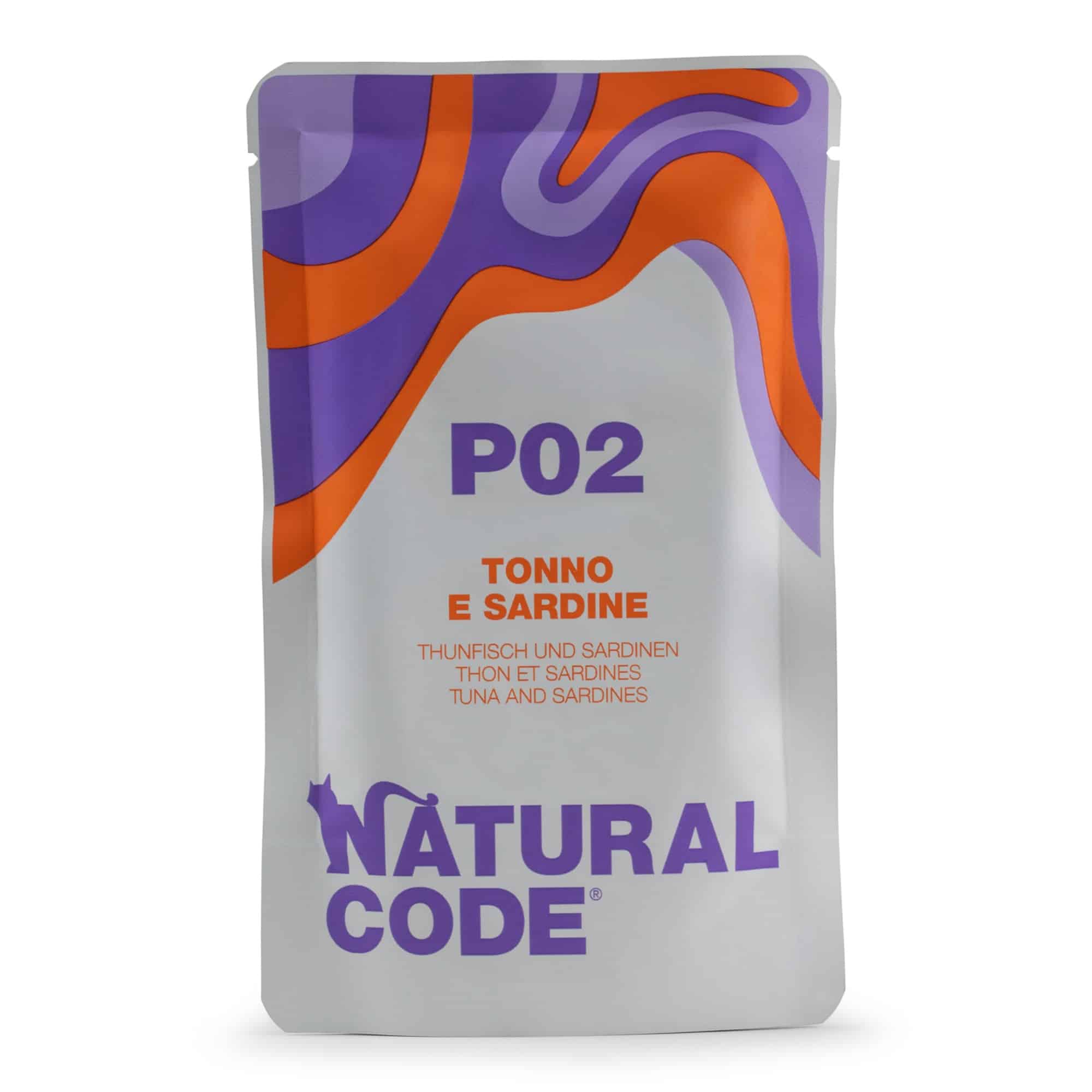 Ekonomipack: Natural Code Soft Jelly Pouch 24 x 70 g - Tonfisk & sardiner