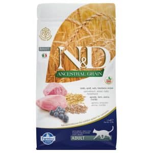 Farmina N&D Ancestral Grain Adult med Lamm & Blåbär - Ekonomipack: 2 x 5 kg