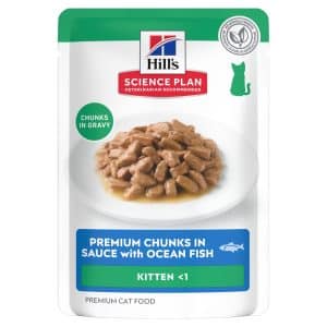 Hill's Science Plan Kitten - Sparpack: 24 x 85 g Havsfisk