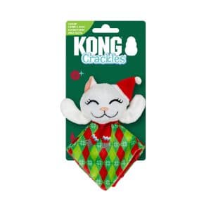 Holiday Crackles Santa Kitty Argyle Kattleksak