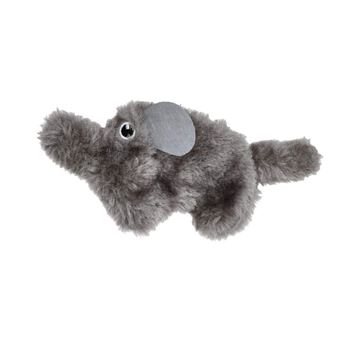 Little&Bigger 1 Earth 4 Paws Elefant Kattleksak med Påfyllningsbar Kattmynta
