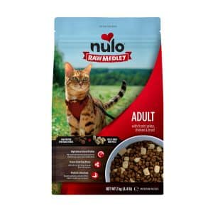 Nulo Raw Medley Cat Adult Fresh Turkey, Chicken & Trout Torrfoder till Katt 2 kg