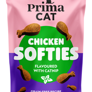 PrimaCat Softies Chicken-Catnip Godis för katter 50 g