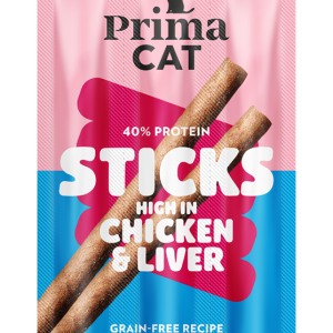PrimaCat Sticks Chicken-Liver Godis för katter 15 g