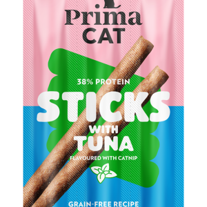 PrimaCat Sticks Tuna-Catnip Godis för katter 15 g
