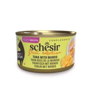 Schesir Cat Fruit Selection 12 x 75 g - Tonfisk & mango i buljong